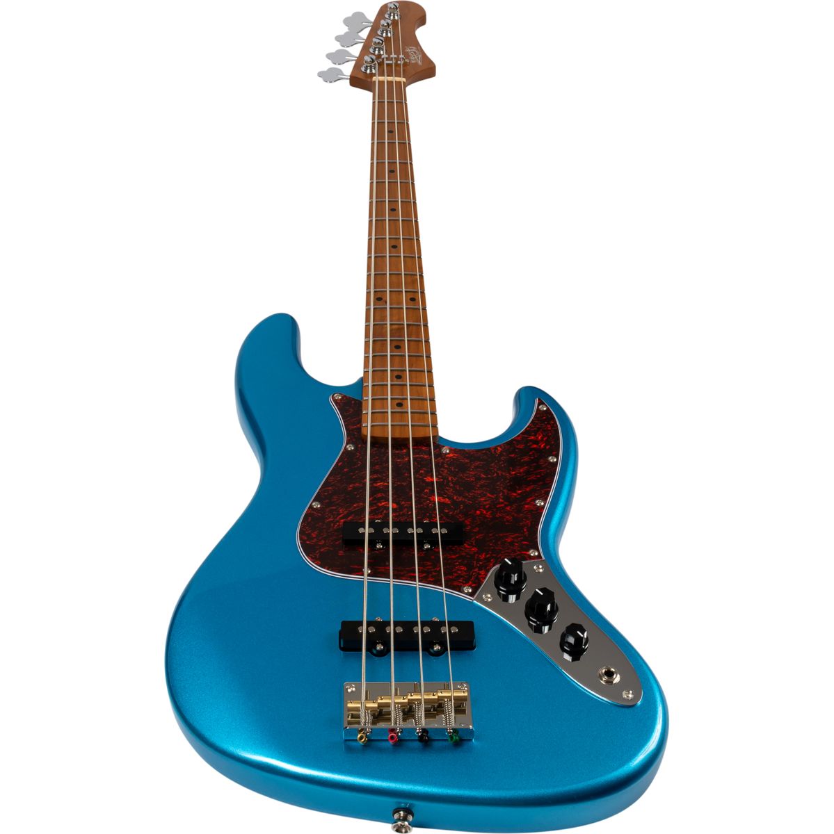 Jet JJB-300 LPB 4-snarige basgitaar aanzicht schuin van onderen