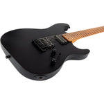 Jet JS-500 MBK elektrisch gitaar aanzicht body schuin