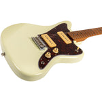 Jet JJ-300 P90 OW elektrisch gitaar schuin aanzicht body
