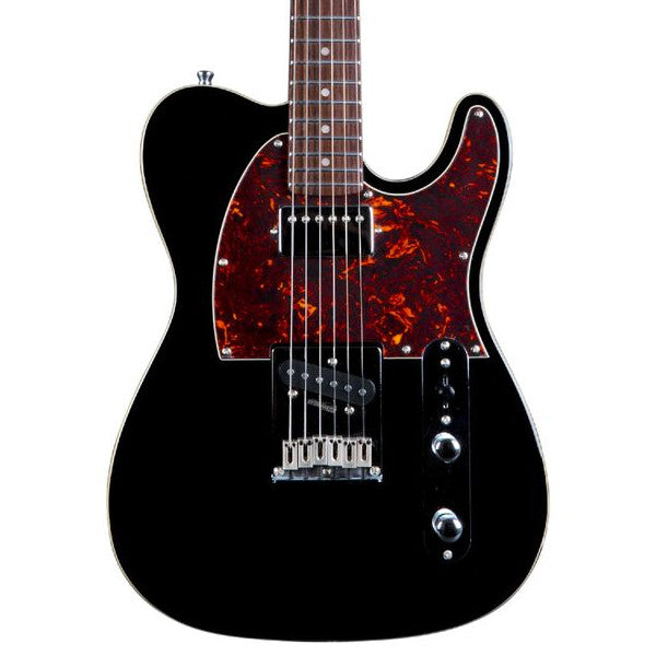 Jet JT-350 BK elektrisch gitaar vooraanzicht body
