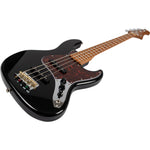 Jet JJB-300 BK 4-snarig basgitaar schuin aanzicht