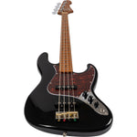 Jet JJB-300 BK 4-snarig basgitaar aanzicht schuin van onderen