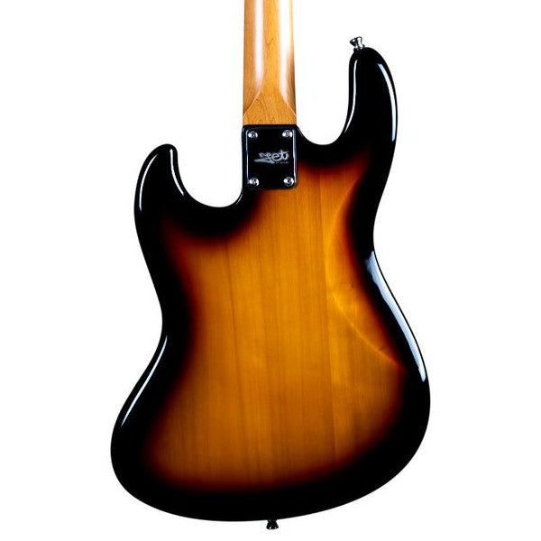 Jet JJB-300 SB 4-snarig basgitaar achteraanzicht body