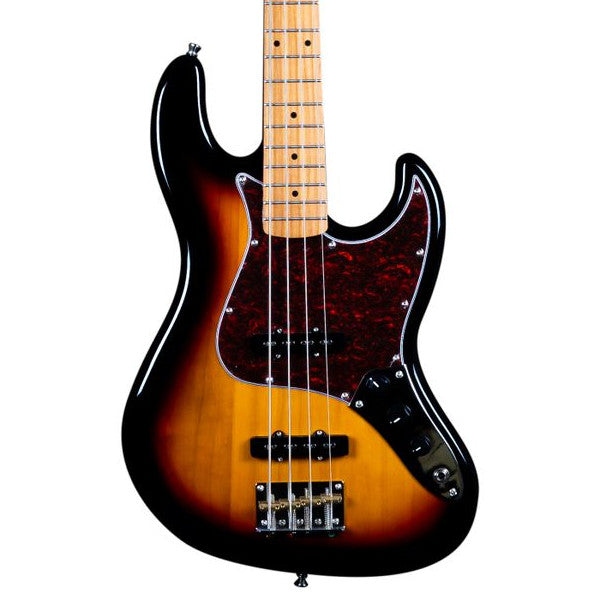 Jet JJB-300 SB 4-snarig basgitaar vooraanzicht body