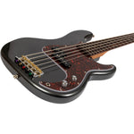 Jet JPB-305 CRC 5-snarig basgitaar schuin aanzicht body