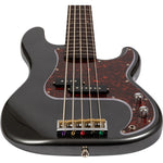 Jet JPB-305 CRC 5-snarig basgitaar aanzicht schuin van onderen