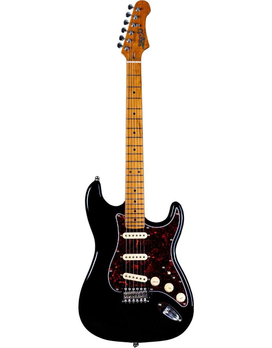 Jet JS-300 BK elektrisch gitaar vooraanzicht