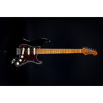Jet JS-300 BK elektrisch gitaar vooraanzicht dwars
