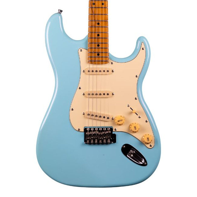 Jet JS-300 BL elektrisch gitaar vooraanzicht body