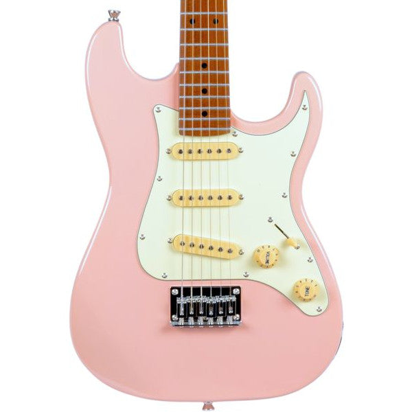 Jet JS-300 mini PK elektrisch gitaar vooraanzicht body