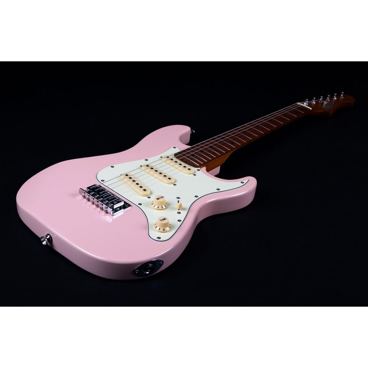 Jet JS-300 mini PK elektrisch gitaar schuin aanzicht