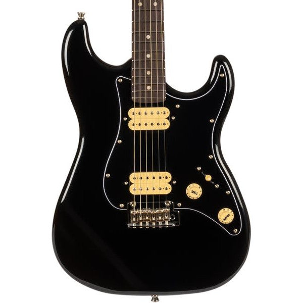 Jet JS-400 BKR H elektrisch gitaar vooraanzicht body