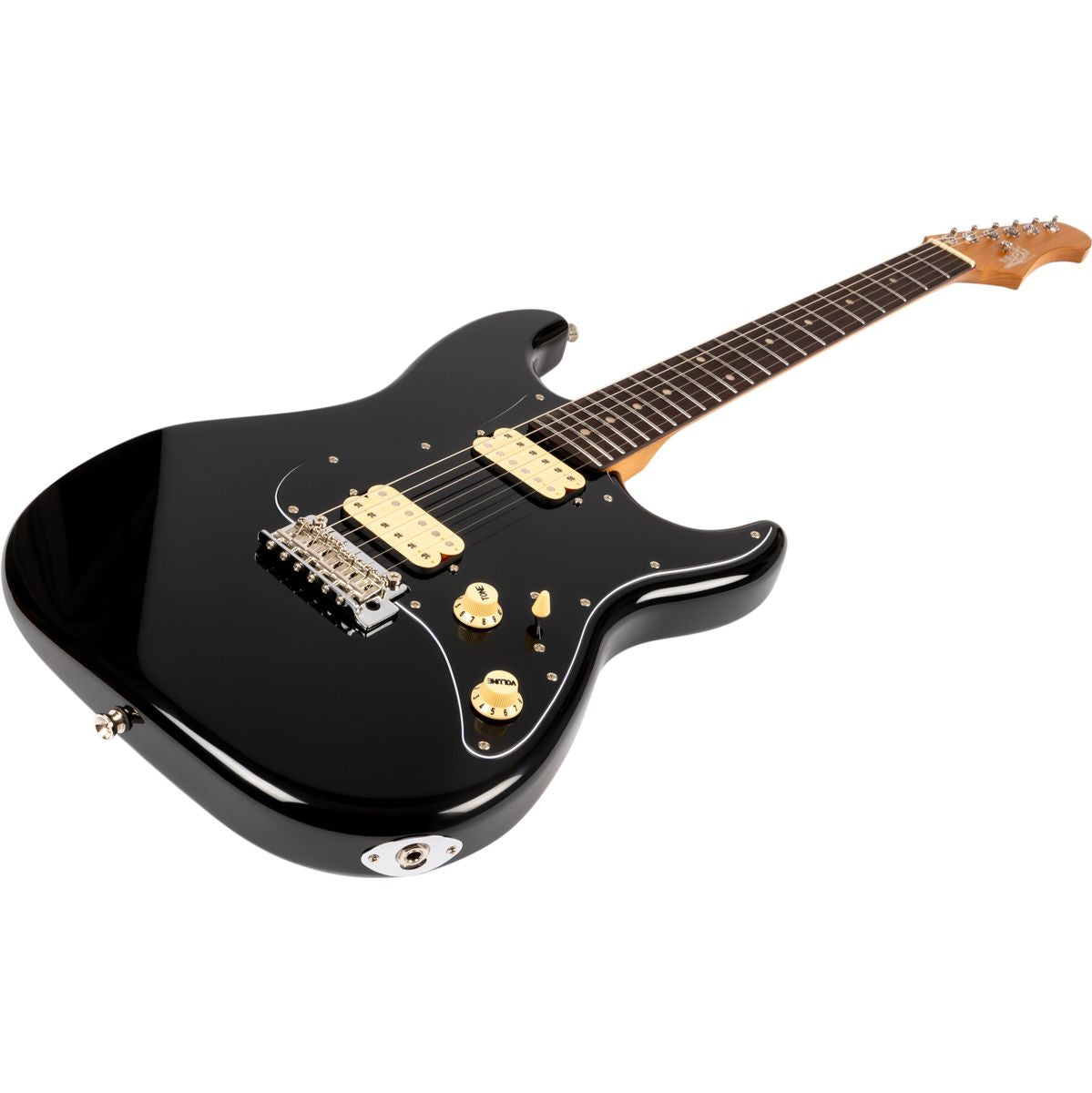 Jet JS-400 BKR H elektrisch gitaar schuin aanzicht