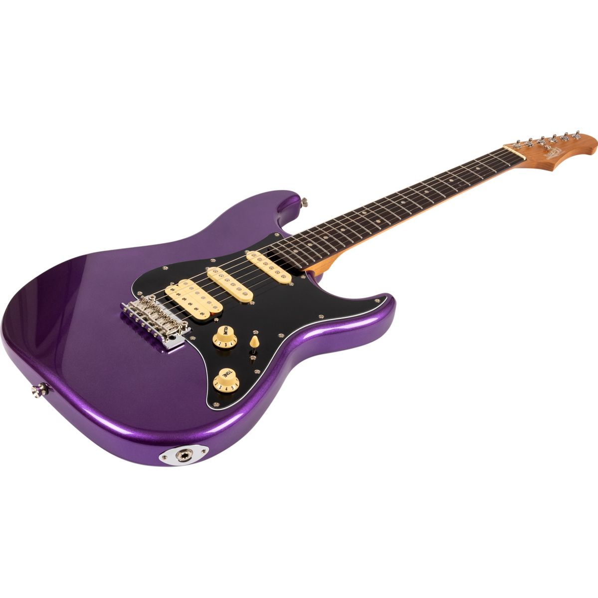 Jet JS-400 PLM R elektrisch gitaar schuin aanzicht