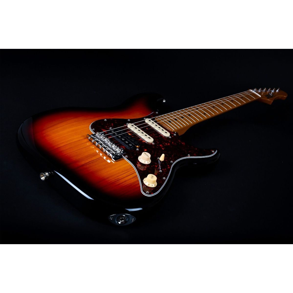 Jet JS-400 SB elektrisch gitaar schuin aanzicht