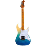 Jet JS-450 TBL elektrisch gitaar vooraanzicht