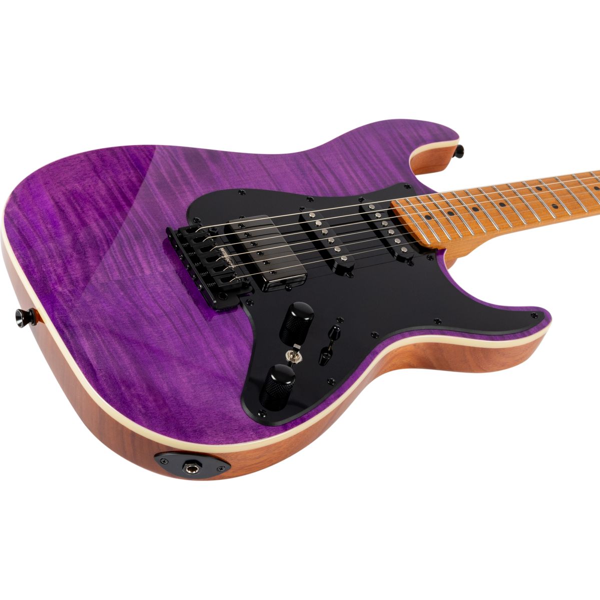 Jet JS-600 TPP elektrisch gitaar schuin aanzicht