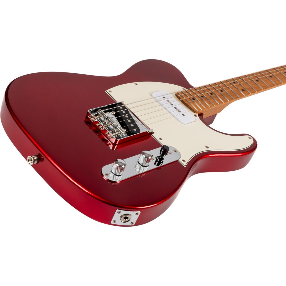Jet JT-300 CAR elektrisch gitaar schuin aanzicht body
