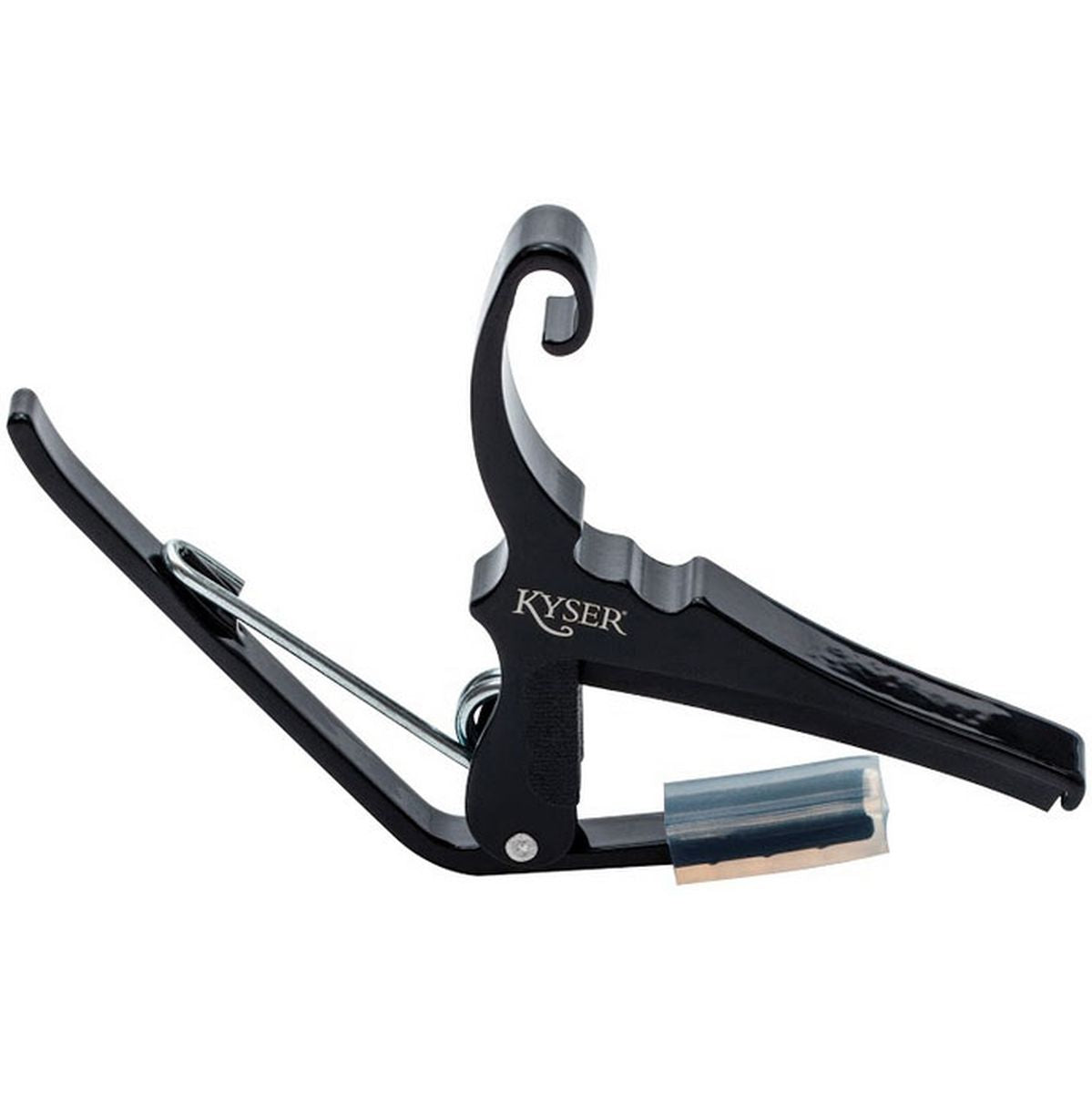 Quick-Change Acoustic gitaar capo voor stalen snaren (akoestisch/elektrisch), Zwart