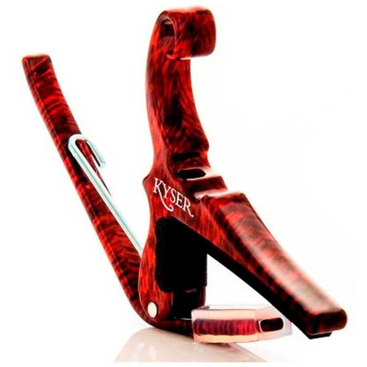 Quick-Change Acoustic gitaar capo voor stalen snaren (akoestisch/elektrisch), Rosewood