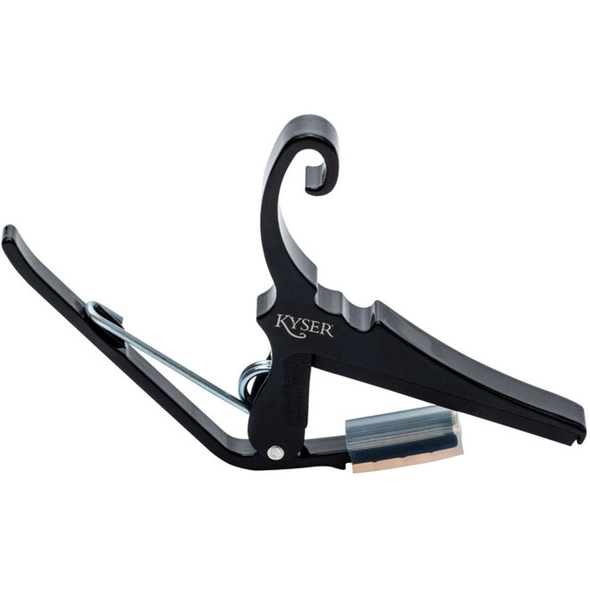 Quick-Change Classic gitaar capo voor nylon snaren (klassiek), Zwart