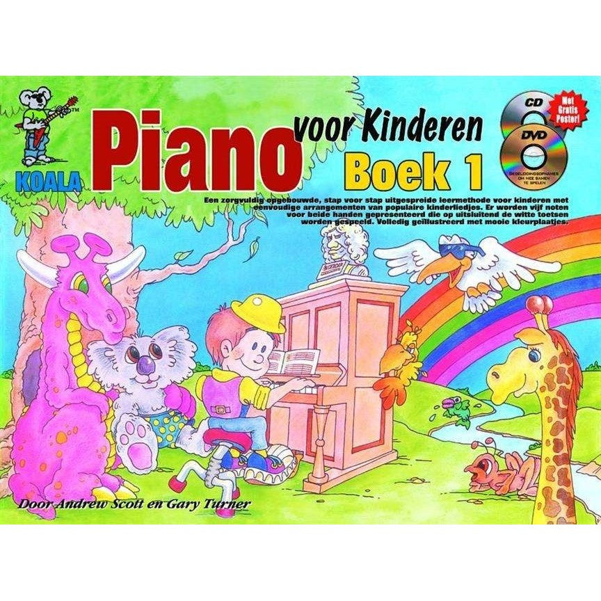 Koala Music Piano voor Kinderen lesboek