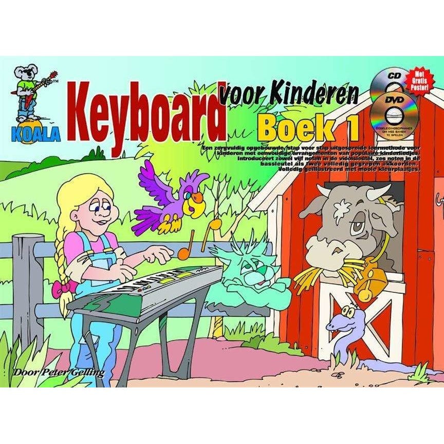 Koala Music Keyboard voor Kinderen lesbook