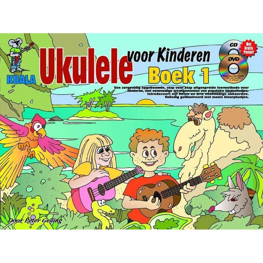 Koala Music Ukulele voor Kinderen lesboek