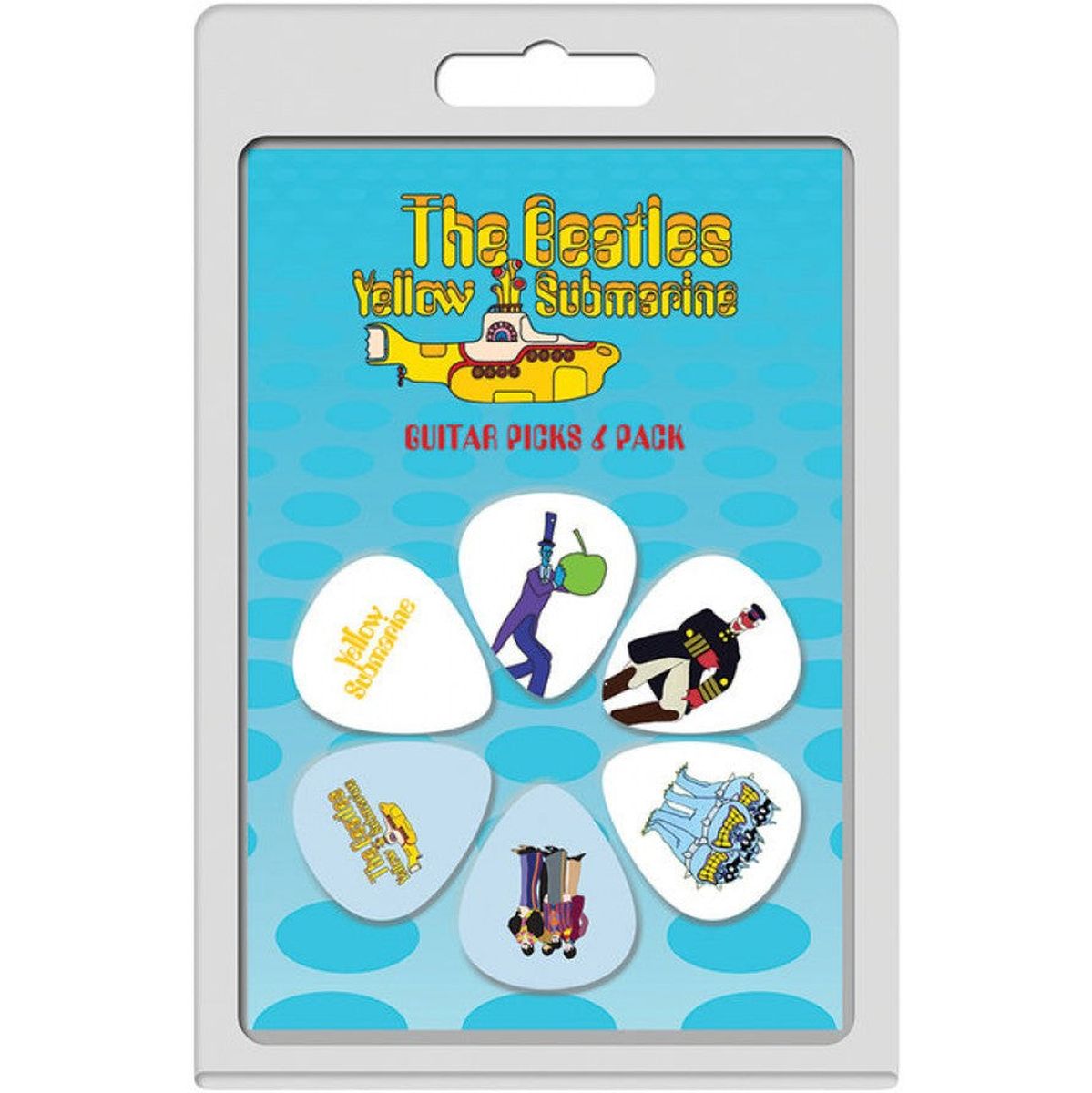 Yellow Submarine No 2 Plectrums - 6 Pack