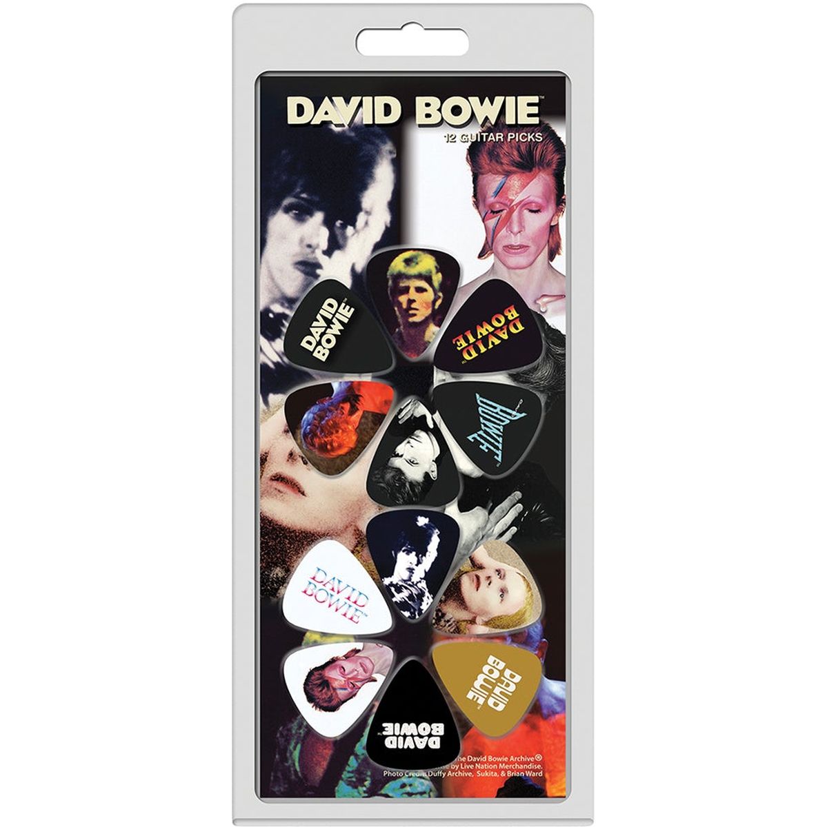 David Bowie Plectrums - 12 Pack