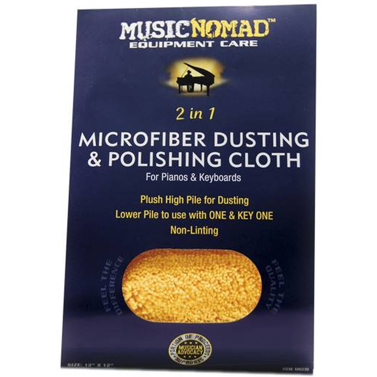 MN230 Microfiber poetsdoek voor Pianos & Keyboards