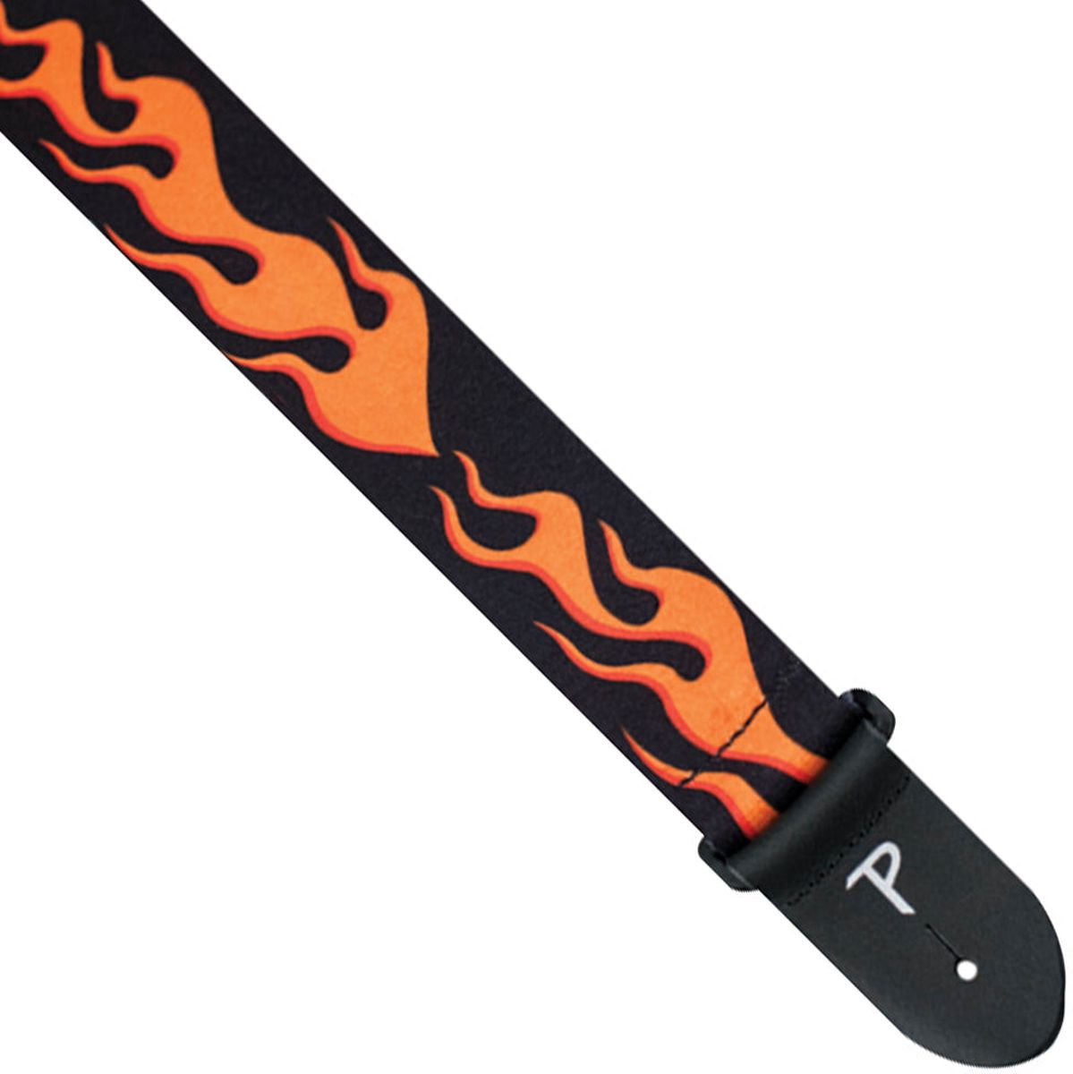 2 inch Webbing gitaar riem Flames