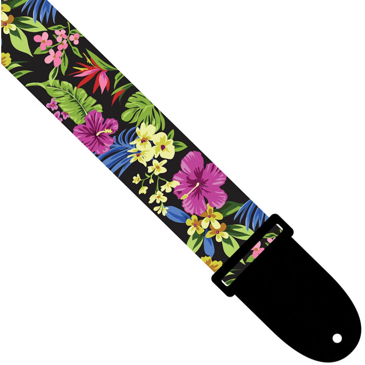 1,5 inch Polyester Ukelele riem Luau Floral