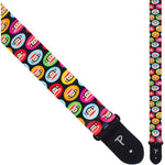 8298 Paul Frank Multi Colour Dots Poly gitaar riem