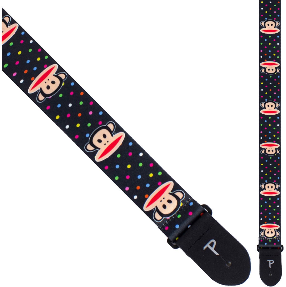 8299 Paul Frank Multi Colour Mini Dot Julius Poly gitaar riem