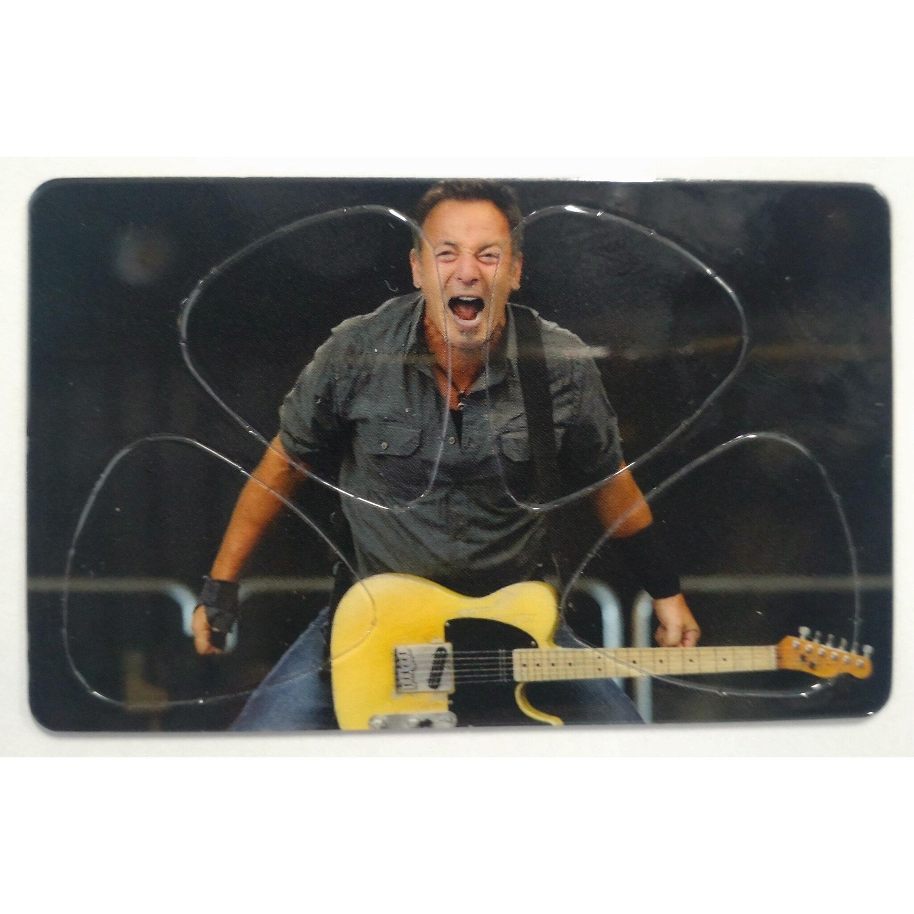 Bruce Springsteen plectrumkaart