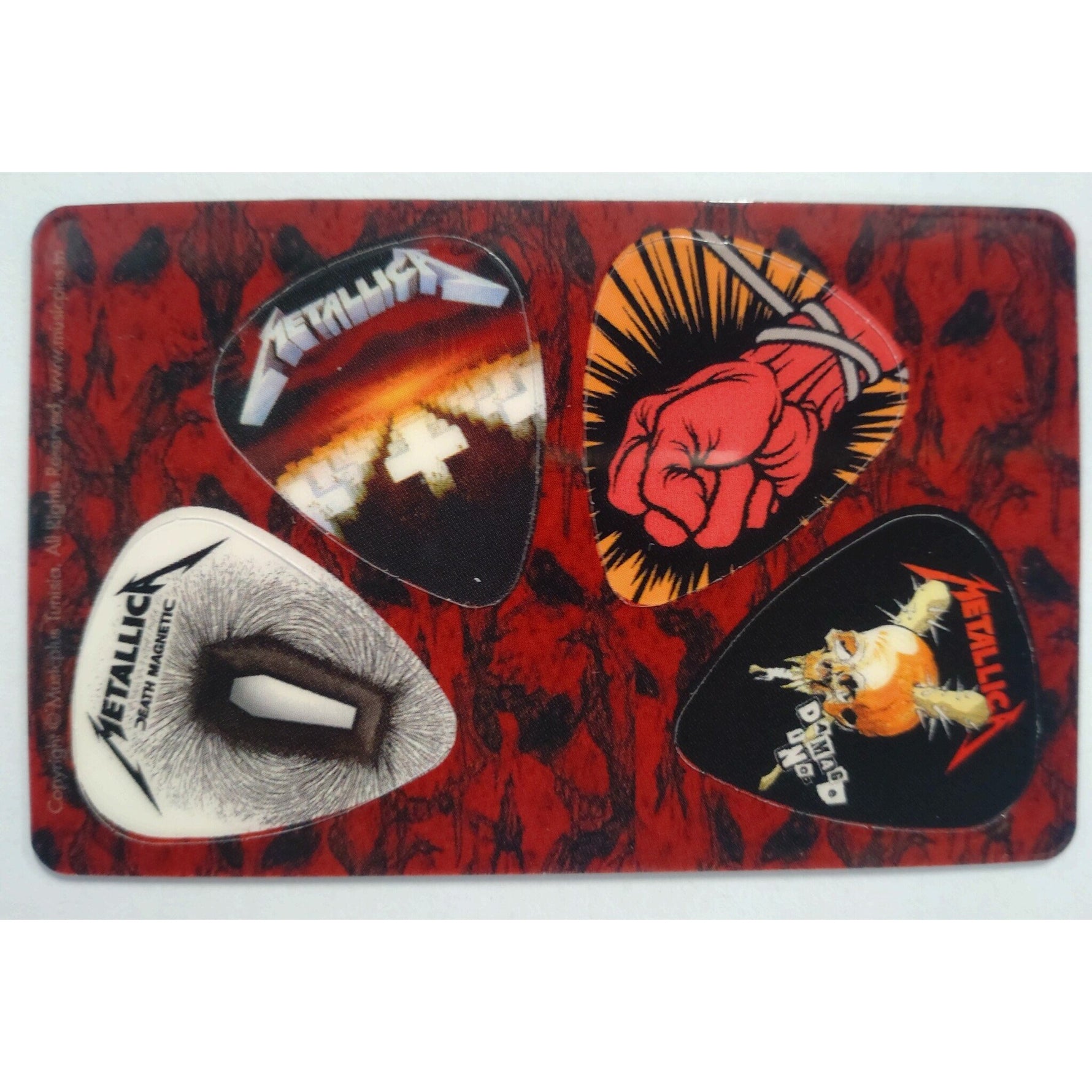 CLX Music Metallica pick card