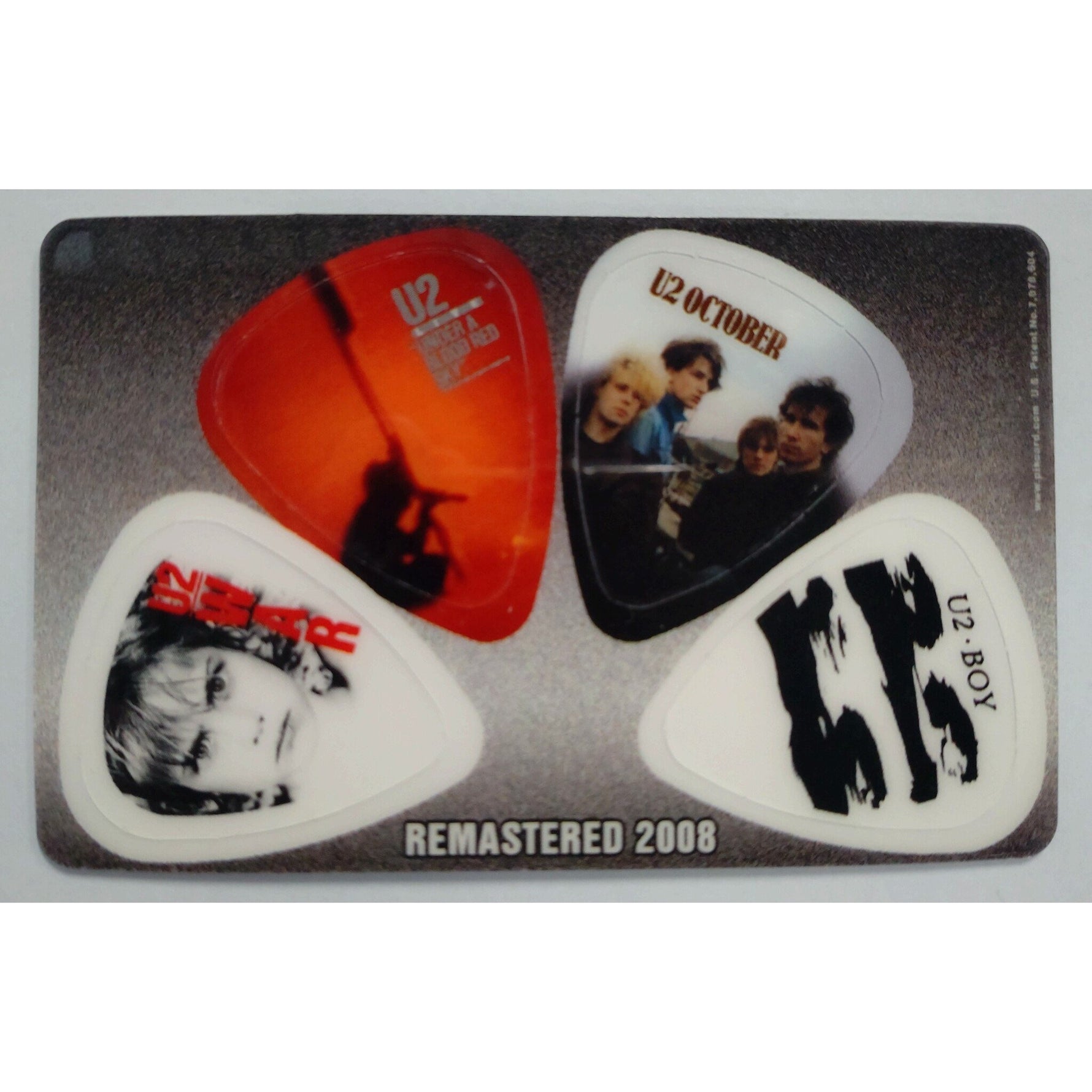 U2 plectrumkaart