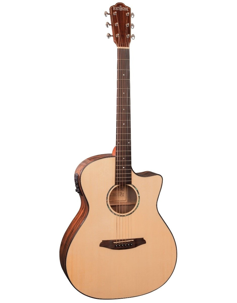 Rathbone R3SBCE akoestische/elektrisch gitaar vooraanzicht