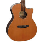Rathbone R3CECE akoestisch/elektrisch gitaar vooraanzicht body