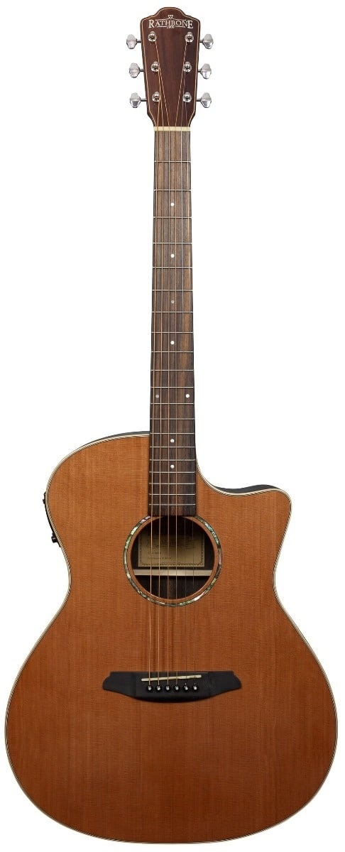 Rathbone R3CECE akoestisch/elektrisch gitaar aanzicht recht van voren