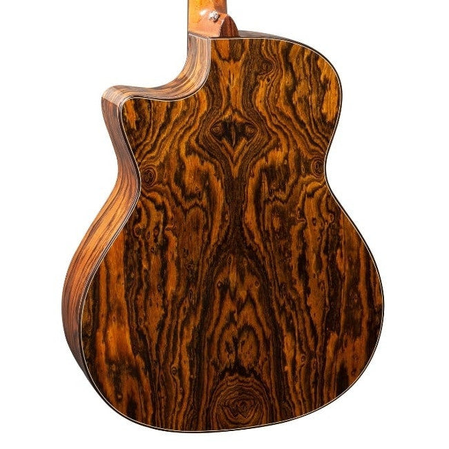Rathbone R3SBCE akoestische/elektrisch gitaar achteraanzicht body