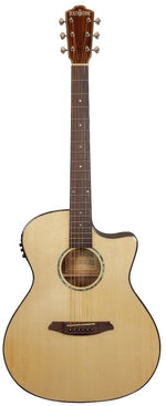 Rathbone R3SBCE akoestische/elektrisch gitaar aanzicht recht van voren