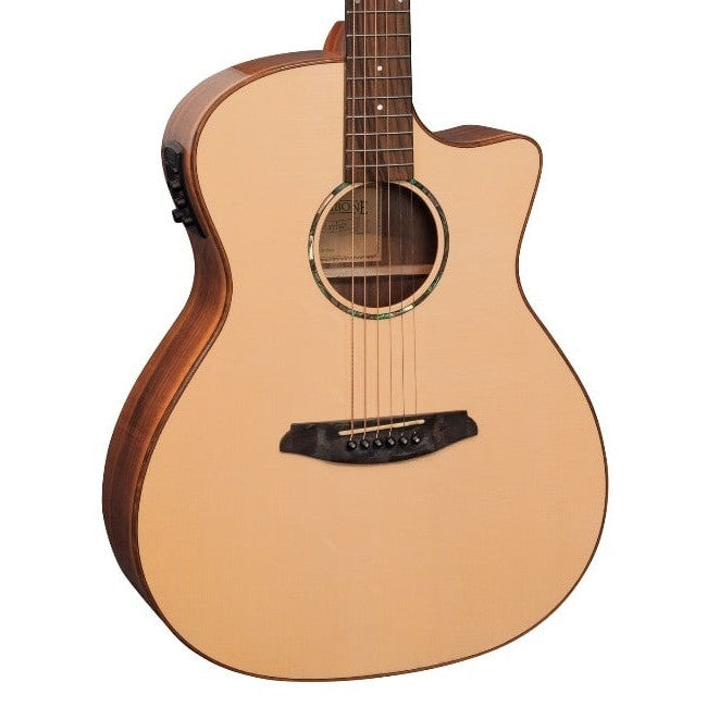 Rathbone R3SKCE akoestisch/elektrisch gitaar vooraanzicht body