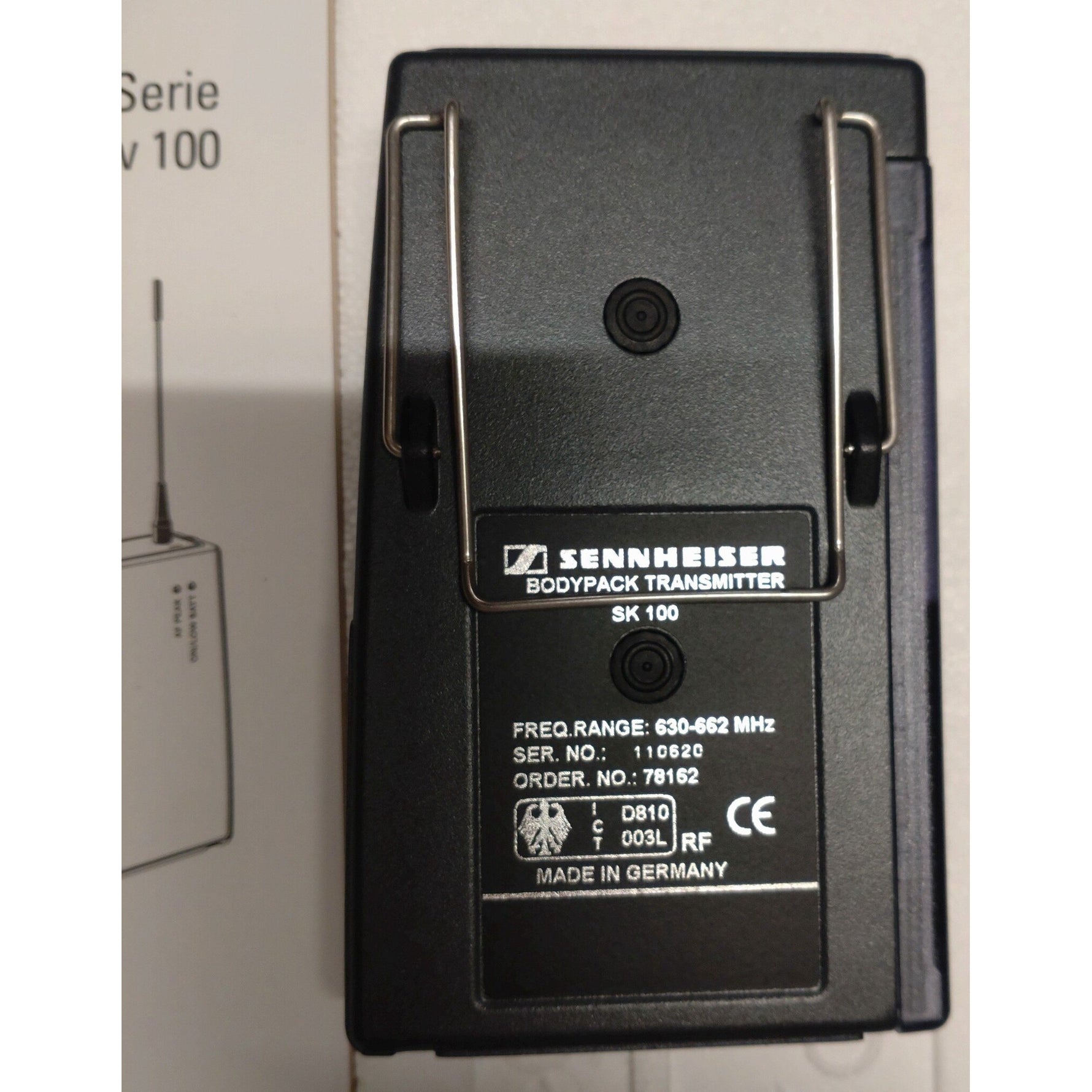 SK100 Bodypack transmitter