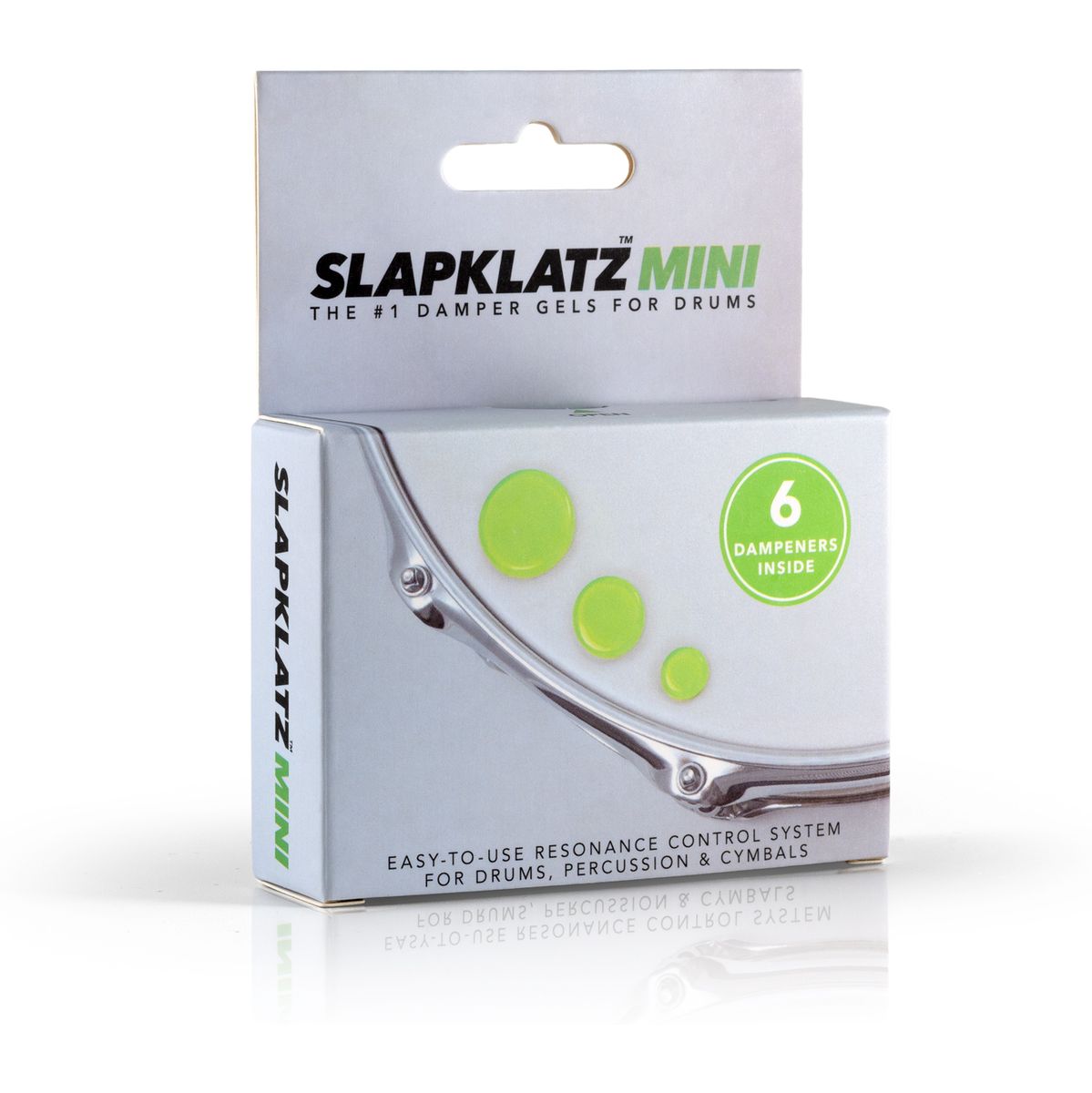 6 Mini Gel Pads w/ Case Alien Green