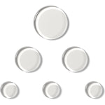 6 Mini Gel Pads w/ Case Clear