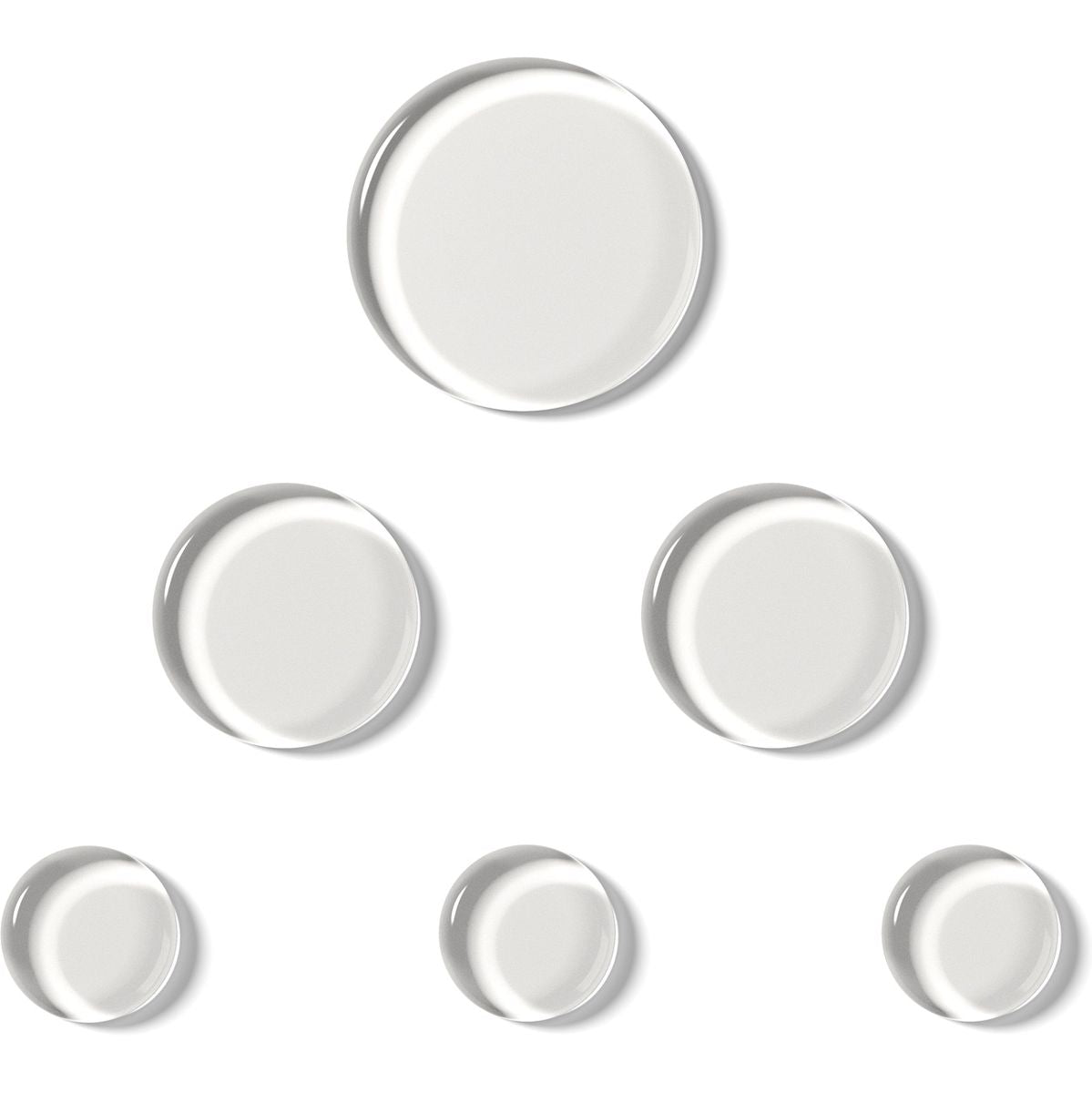 6 Mini Gel Pads w/ Case Clear