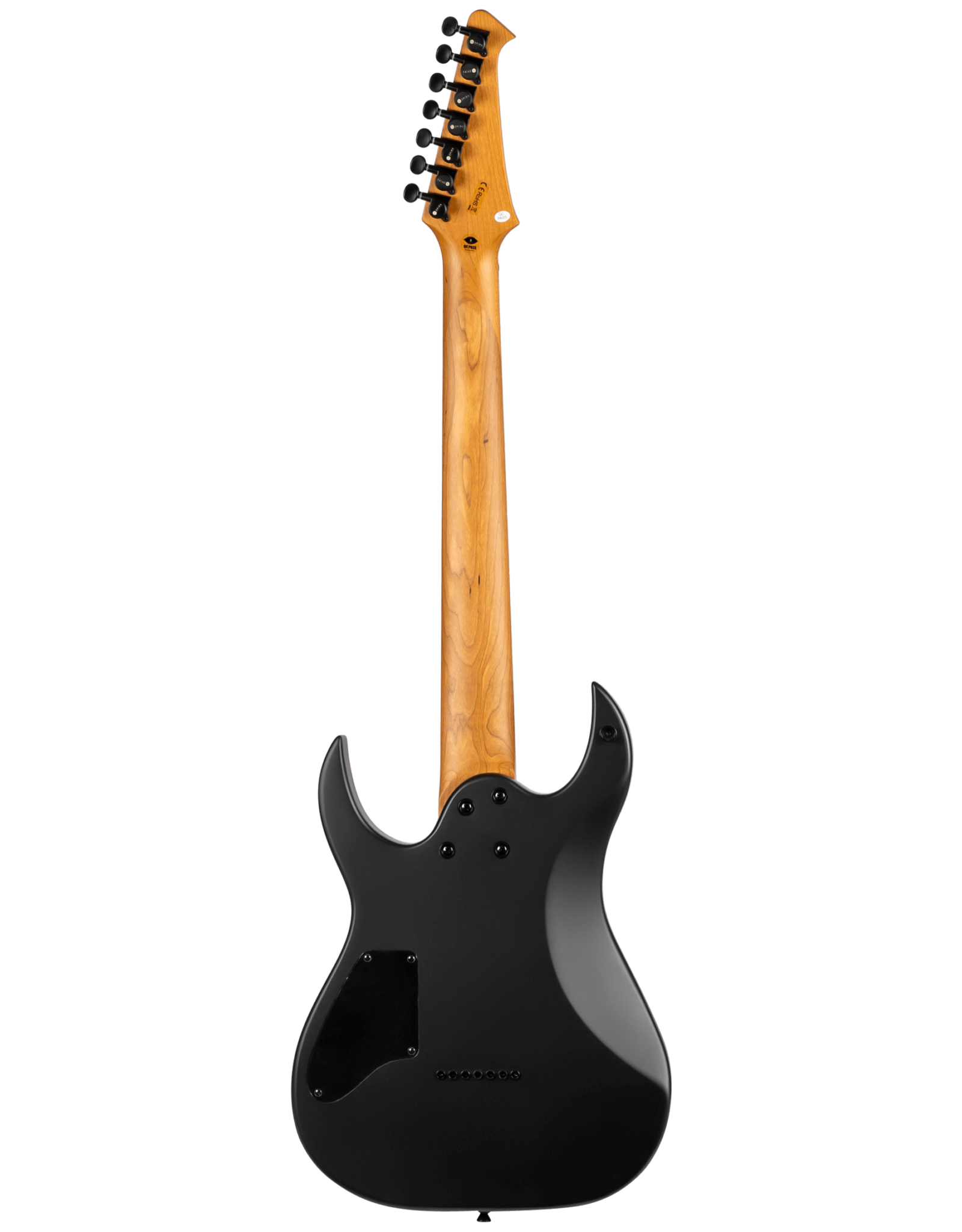 Spira S-407 MBK 7-snarig elektrisch gitaar achteraanzicht