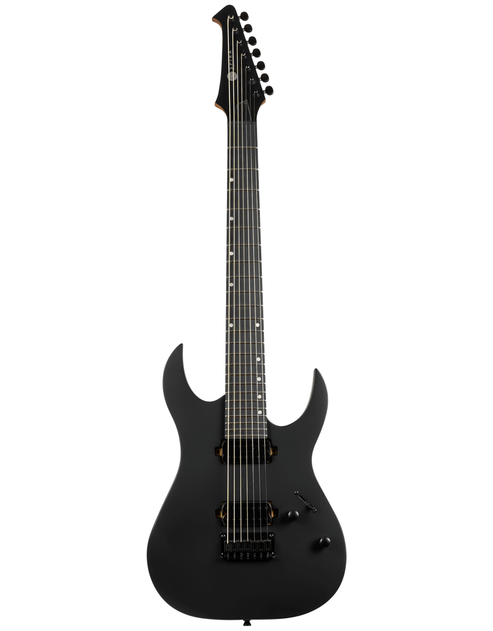 Spira S-407 MBK 7-snarig elektrisch gitaar vooraanzicht